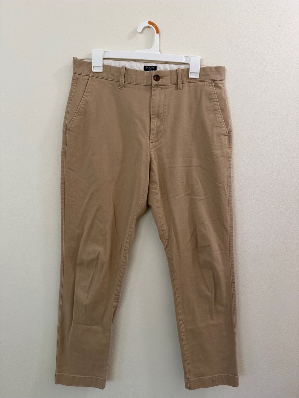 J. Crew Men's Tan Straight Chinos